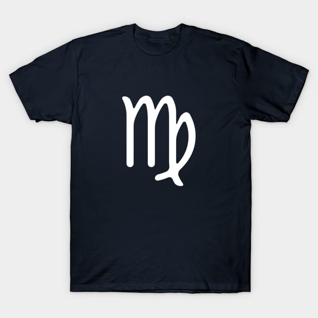 Virgo Zodiac Sign T-Shirt by eggparade